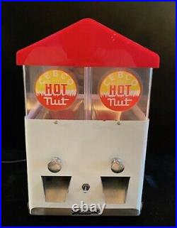 Vintage 1950's Little Nut Hut Vending Machine (non coin-op) Dispenses Warm Nuts