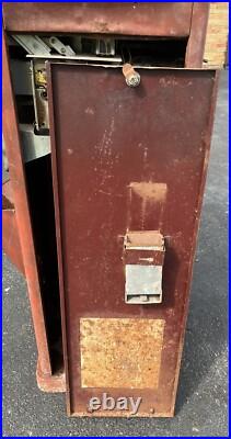 Vintage 1950s Cebco Gold Medal Automatic Popcorn Vending Machine Coin Operated Vintage 1950s Cebco Gold Medal Automatic Popcorn Vending Machine Coin Operated