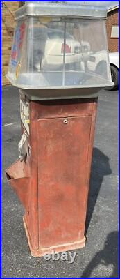 Vintage 1950s Cebco Gold Medal Automatic Popcorn Vending Machine Coin Operated Vintage 1950s Cebco Gold Medal Automatic Popcorn Vending Machine Coin Operated
