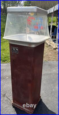 Vintage 1950s Cebco Gold Medal Automatic Popcorn Vending Machine Coin Operated Vintage 1950s Cebco Gold Medal Automatic Popcorn Vending Machine Coin Operated