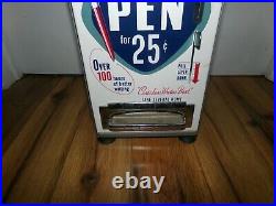 Vintage 1950s Servend Ball Point Pen Coin Operated. 25 Cent Vending Machine