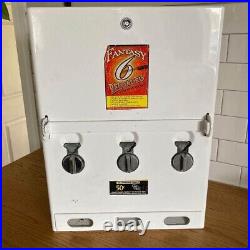 Vintage -1970's Restroom Condom Vending Machine Coin Op Bathroom Dispenser withKEY