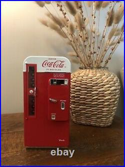 Vintage 1994 Mini Metal Coca Cola Coin Operated Vending Machine 7
