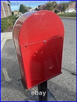 Vintage 4-Column Sticker/Tattoo Vending Machine with Stand