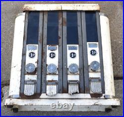 Vintage ART DECO 1 Cent NUTS Coin Op Operated 4 Unit PEANUT Vending Machine