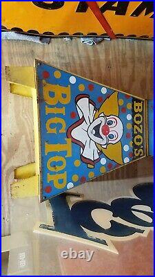 Vintage Bozo The Clown Big Top Balloon Coin Op Vending Machine Operated Chicago