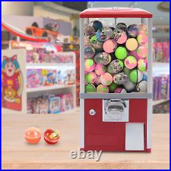 Vintage Candy Vending Dispenser 1.1-2.1 Coin Bank Big Capsule Gumball Machine