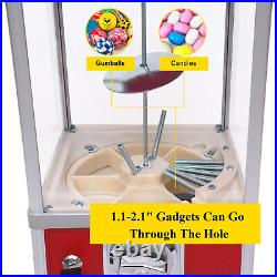 Vintage Candy Vending Dispenser Gumball Machine Coin Bank Big Capsule 1.1-2.1