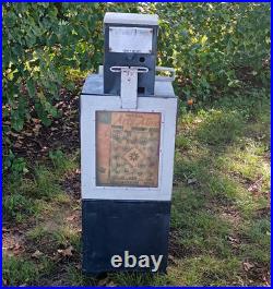 Vintage Cape Fear Art Alive Coin-Op Newspaper Vending Machine 30¢ with Stand