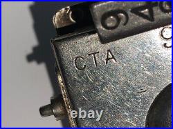 Vintage Chicago Transit Authority Streetcar Coin Changer with Fare Counter