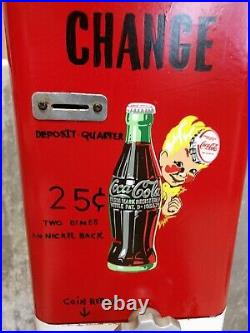 Vintage Coca Cola Coin Changer Machine Arcade Vending Soda Change Changer