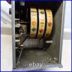 Vintage Coin Op Puritan Baby Bell Trade Simulator, 5 Cent Vending Machine, Works