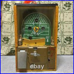 Vintage Coin-Op Victor Vending One Cent Gum Vending Machine Used F/S