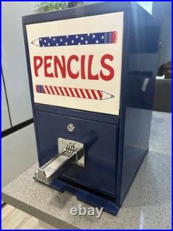 Vintage Coin-Operated Pencil Dispenser Machine