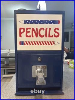 Vintage Coin-Operated Pencil Dispenser Machine