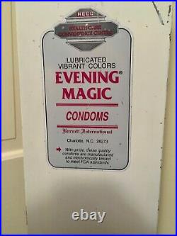 Vintage Condom Vending MachineCoin Op Evening Magic50 CentGreat Shape