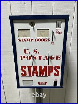 Vintage Continental 200 Coin Op Postage Stamp Vendor Vending Machine