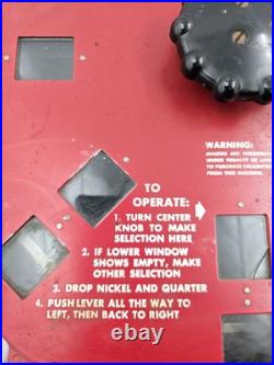 Vintage Dial A Smoke Rotary Coin Op Cigarette Vending Machine 26x18