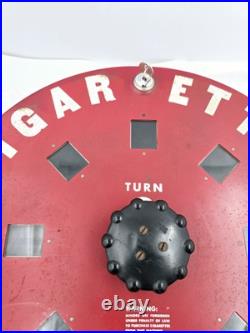 Vintage Dial A Smoke Rotary Coin Op Cigarette Vending Machine 26x18