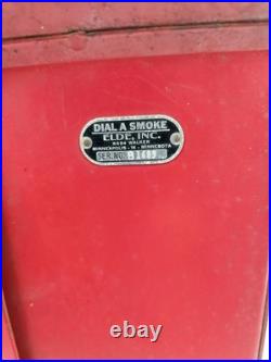 Vintage Dial A Smoke Rotary Coin Op Cigarette Vending Machine 26x18