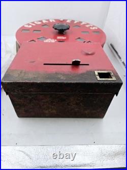 Vintage Dial A Smoke Rotary Coin Op Cigarette Vending Machine 26x18