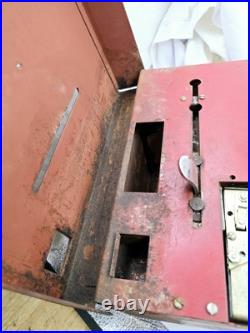 Vintage Dial A Smoke Rotary Coin Op Cigarette Vending Machine 26x18