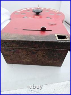 Vintage Dial A Smoke Rotary Coin Op Cigarette Vending Machine 26x18