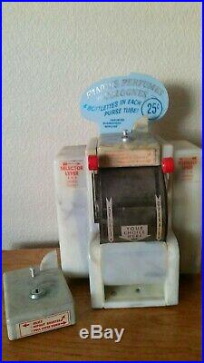 Vintage Diner Coin-Operated Perfumes and Colognes napkin dispenser with Marquee