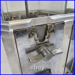 Vintage Double Nugget 1 Cent Gumball Peanut Vending Machine Coin Op See Cond