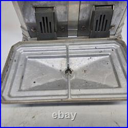 Vintage Double Nugget 1 Cent Gumball Peanut Vending Machine Coin Op See Cond