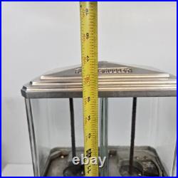 Vintage Double Nugget 1 Cent Gumball Peanut Vending Machine Coin Op See Cond