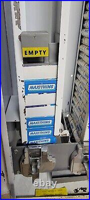 Vintage Dual Maxithins Tampax Tampons Vending Machine Sanitary Napkins Coin Op