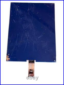 Vintage ESD Pencil Vending Machine Dispenser Coin-Operated Blue Metal E-21258