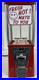 Vintage-Electric-OAK-HOT-NUTS-Peanut-Gumball-Machine-25-Cent-Coin-Operated-KEY-01-dq
