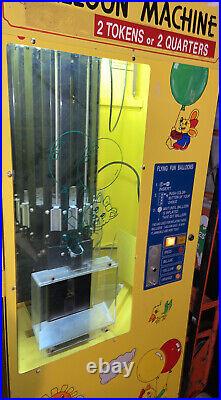 Vintage Fanky Malloon Vending Machine Air Up Helium Balloon Coin-Op Arcade