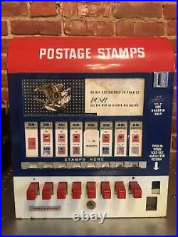 Vintage Hilsum Coin-op Vend-a-stamp Vs-5 Postage Vending