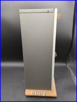 Vintage Metal US Mail Postage Stamp Vending Machine Dispenser Coin 25/25 Cent