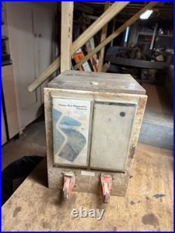 Vintage Multi Coin Mech Mission Tourist Road Maps 50 Cents Vending Machine USA