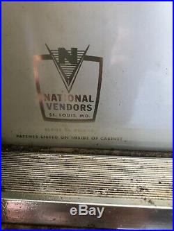 Vintage National Candy Vending Machine Gum Lifesaver Bar Coin Operated