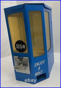 Vintage Peppermint Patty Coin-Op Dispenser Vending Machine Gumball Enjoy A Mint