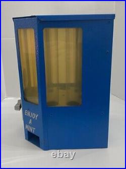 Vintage Peppermint Patty Coin-Op Dispenser Vending Machine Gumball Enjoy A Mint