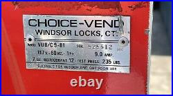 Vintage Pepsi Cola Bottle Vending Machine by Choice Vend Model VUB/C 9-81 Coin