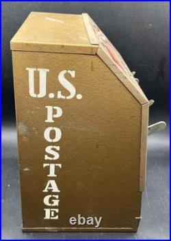 Vintage Postmaster U. S. Stamps Coin-op Vending Machine (mvp038045)