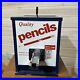 Vintage-Quality-Pencils-Coin-Op-25-Cent-Operated-School-Vending-Machine-key-01-lf