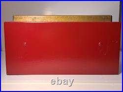 Vintage Rare Metal Body Red Vendorama Coin Op 25¢ Ballpoint Pen Vending Machine