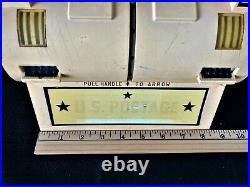 Vintage STAMP VENDING MACHINE postage Countertop coin op American Adjustomatic