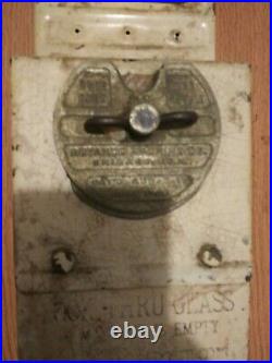 Vintage Sanitary Vending Machine Napkin maxi Pad Dispenser Coin Op 5c