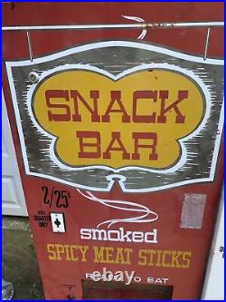 Vintage Snack Bar and Hot Donuts Coin Op Vending Machines Vendwell PICK UP ONLY