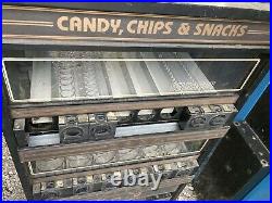 Vintage Snack Candy Vending Machine FERRARA's 1980s Retro Coin Vendor Automat