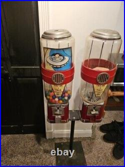 Vintage Talking M&M Coin Candy Vending Machine with Dual Sides with Keys & Manual